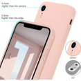 thumbnail image 2 of Designed for iPhone XR Case Slim Matte Silicone Shockproof Full Body Protective Phone Case Cover 6.1 inch (Pink), 2 of 5