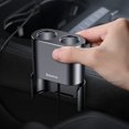 thumbnail image 2 of Encendedor de cigarrillos dos en uno Baseus con cargador de coche con función de carga montada en el vehículo, 2 of 8