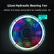 500W Ordinateur Alimentation ATX 12V Gaming PSU Multicolor LED RGB Ventilateur 24 Broches – image 2 sur 10
