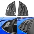 thumbnail image 4 of Carbon Fiber Car Side Vent Window Louver Shutter Covers Trim For Fit Jazz 2015-2019 Window Louvers, 4 of 5