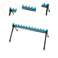 thumbnail image 6 of MAGIDEAL Fishing Rod Holder Stand 2 Section Telescopic Practical Ground Display Rack 12 Holes, 6 of 8