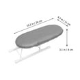 thumbnail image 3 of Miangastore Clothes Ironing Rack Plastic 1Set 22.4In White, 3 of 9