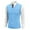 A002-Blue, variant on SAATLERI Mens Vests Casual V Neck Knitted Sleeveless Pullovers Knitwear Vests Solid Plain Slim Fit All Match Business Tops