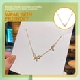 thumbnail image 4 of Papillons Collier Femmes Pendentif Chaîne Clavicule Simple Tempérament Collier, 4 of 6