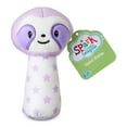 thumbnail image 5 of Spark Create Imagine Plush Sloth Hand-Grip Rattle Toy, Soft Baby Rattle, 6" Easy Grasp, Ages 0 Months+, 5 of 8