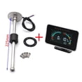 thumbnail image 1 of 2 In 1 LCD Fuel Gauge Voltmeter With Fuel Float Sensor 0-190ohm For 12V Car Truck Motorcycle Oil Tank Level Sensor 100-600MM ,Suits Most Tanks, 1 of 7