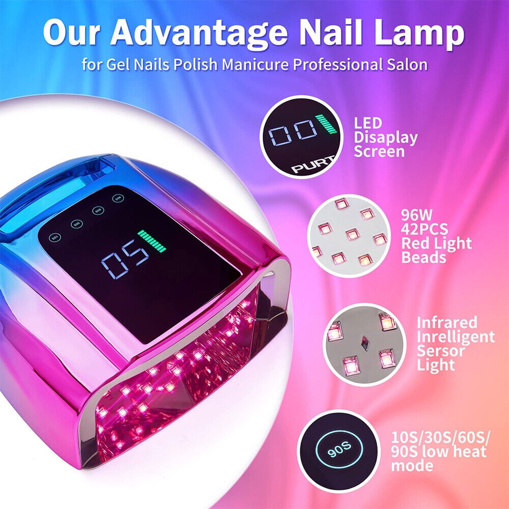 Liteland UV Gel Nail Lamp,150W UV Nail Dryer LED Light for India | Ubuy