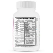 Women’s Multivitamin Multimineral Supplement - Over 40 Active Ingredients - 60 Caps