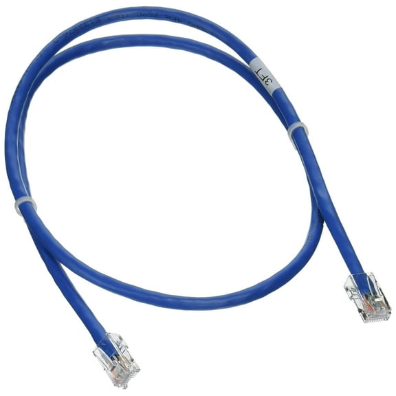 C2G 3ft Cat6 Non-Booted Unshielded (UTP) Ethernet Network Patch Cable - Blue
