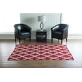 thumbnail image 2 of Linon Home Décor Salonika Area Rug Collection, Red and Natural, 5' x 8', 2 of 3