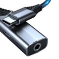 thumbnail image 4 of 2 en 1, USB tipo C a adaptador de audio de 3,5 mm / cargador PD 60 W de carga Cable de carga rápida 3 puertos, cable AUX para teléfono con tableta, Sunnimix Cable adaptador de audio, 4 of 5