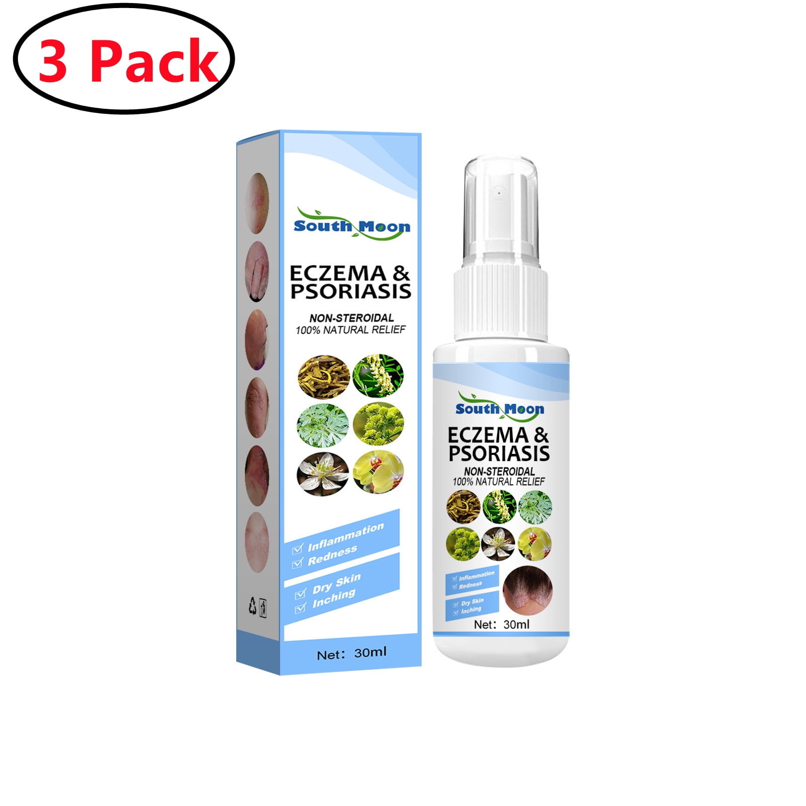 3 Pack Ringworm Treatment Cream Fungal Ointment for itching Burning