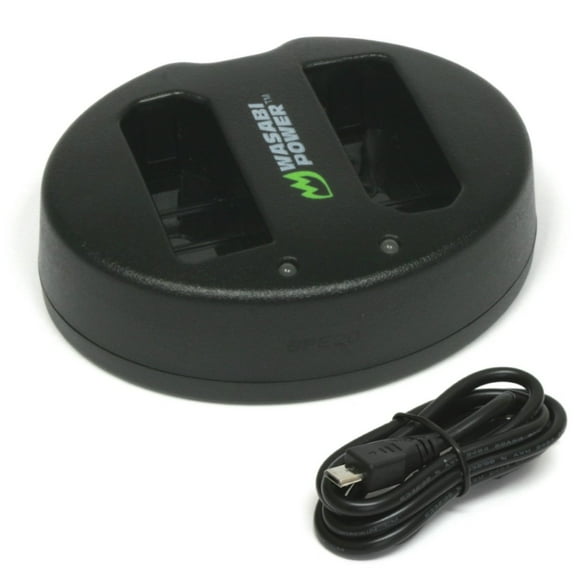 Wasabi Power Dual USB Battery Charger for Nikon EN-EL14, EN-EL14a, MH-24