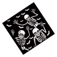 thumbnail image 1 of Ounissouiy Pegatinas de pared horribles de PVC para Halloween, decoración de paredes de papel para sala de estar, murales de bricolaje, papel tapiz de Kits de decoración para fiestas Ounissouiy HA067360-00, 1 of 6