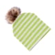 thumbnail image 1 of Gorro de Punto de de Invierno con Pompón, Gorro de Esquí Suave para ejercicio Libre para Mujeres Y Niñas Rayas Blancas Yinane gorro de mujer, 1 of 7