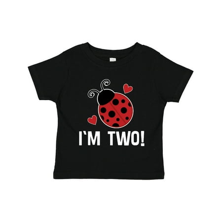 

Inktastic 2nd Birthday 2 Year Old Ladybug Gift Toddler Toddler Girl T-Shirt