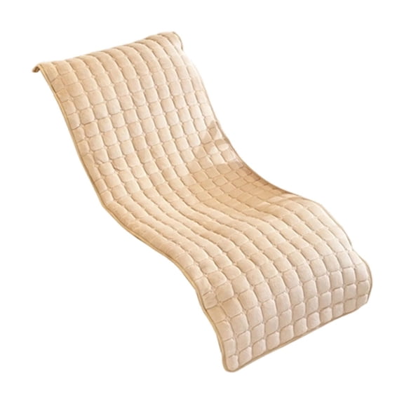 Thick Flannel Recliner Pad - Warm Seat and Backrest Cushion for Home Office Use
