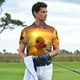 thumbnail image 3 of Balery Cartoon Swimming Yellow Duck Camisa Polo de Hombre con Estampado, de Manga Corta y Tejido Medio, Camisa Tipo Golf Polo-4X-Large, 3 of 6