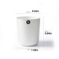thumbnail image 3 of Small Plastic Trash Can, Unlined Lavender No Lid Wastebasket for Bathroom Bedroom Kitchen Office Dorm Room, Mini Desk Trash Can, Multipurpose Small Garbage Bin for Indoor Home Use, 3 of 3