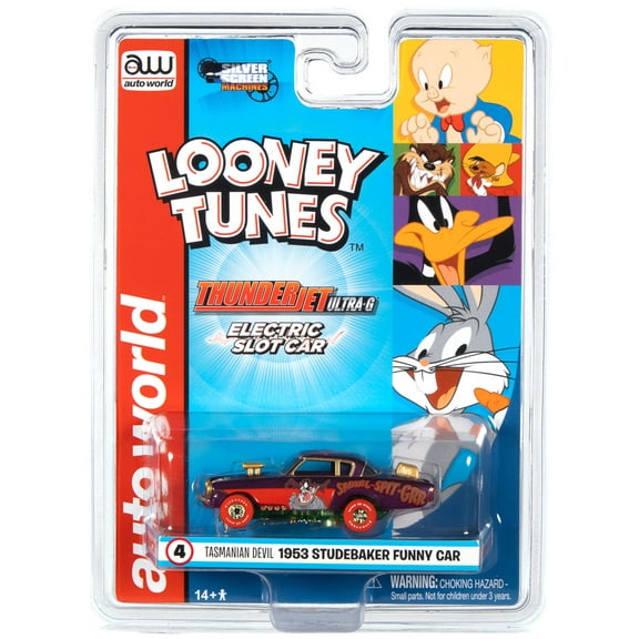 Aw Thunderjet Sc363 R33 Silver Screen Slot Car Tasmanian Devil 1953 Studebaker