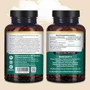 Psyllium Husk 10000mg with Acidophilus 1 Billion CFU, 120 Vegan Capsules | Natural Soluble Fibre Supplement from Plantago Ovata Seeds Made in The UK by Prowise Healthcare