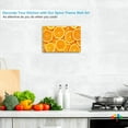 thumbnail image 6 of Kitchen Wall Decor Canvas Art, Yellow Orange Fruit Canvas Print for Dining Room Decor, Contemporary Fruit Picture Kitchen Framed Painting for Restaurant Decor-Ready to Hang 12x18, 6 of 6