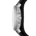 thumbnail image 2 of Fossil Montre Homme en Acier Inoxydable Quartz avec Bracelet en Cuir, Noir, 22 (Modèle : FS5921), 2 of 4