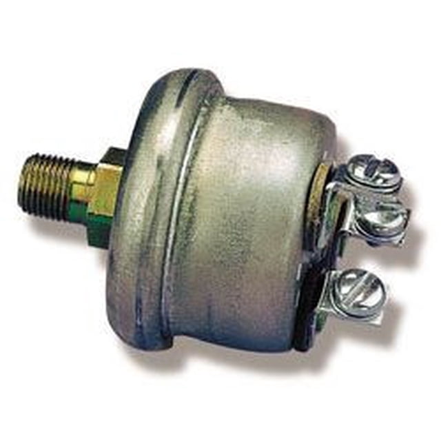 Holley Performance Fuel Pump Oil Pressure Safety Switch 12-810 For Use With Holley Electric Fuel Pumps; Normally Open; 5 PSI Shut Off Pressure