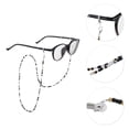 thumbnail image 3 of Unique Bargains 1 Pc Eyeglass Chain Glasses Chain Beaded Pattern 70cm L Black, 3 of 5
