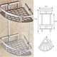 thumbnail image 2 of High Capacity Corner Shower Caddys Stainless Steel Bathroom Storage Basket, 2 of 10