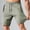 Army Green, variant on Mens Mid Rise Stretch Quick Dry Athletic Bottoms, Zipper Pockets Reflective Strip Breathable Workout Shorts Gray M