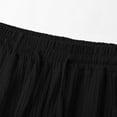 thumbnail image 5 of felwors Capris Pants for Women Stretchy Elastic Waist Pocket Shorts Quick Dry Lightweight Casual Athletic Lounge Trousers (Black, S), 5 of 7
