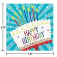 thumbnail image 2 of Creative Converting 338587 Birthday Cake Low-Count Napkins, 2 of 2