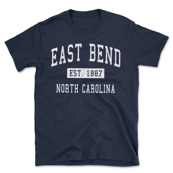 East Bend North Carolina Classic Established Men's Cotton T-Shirt