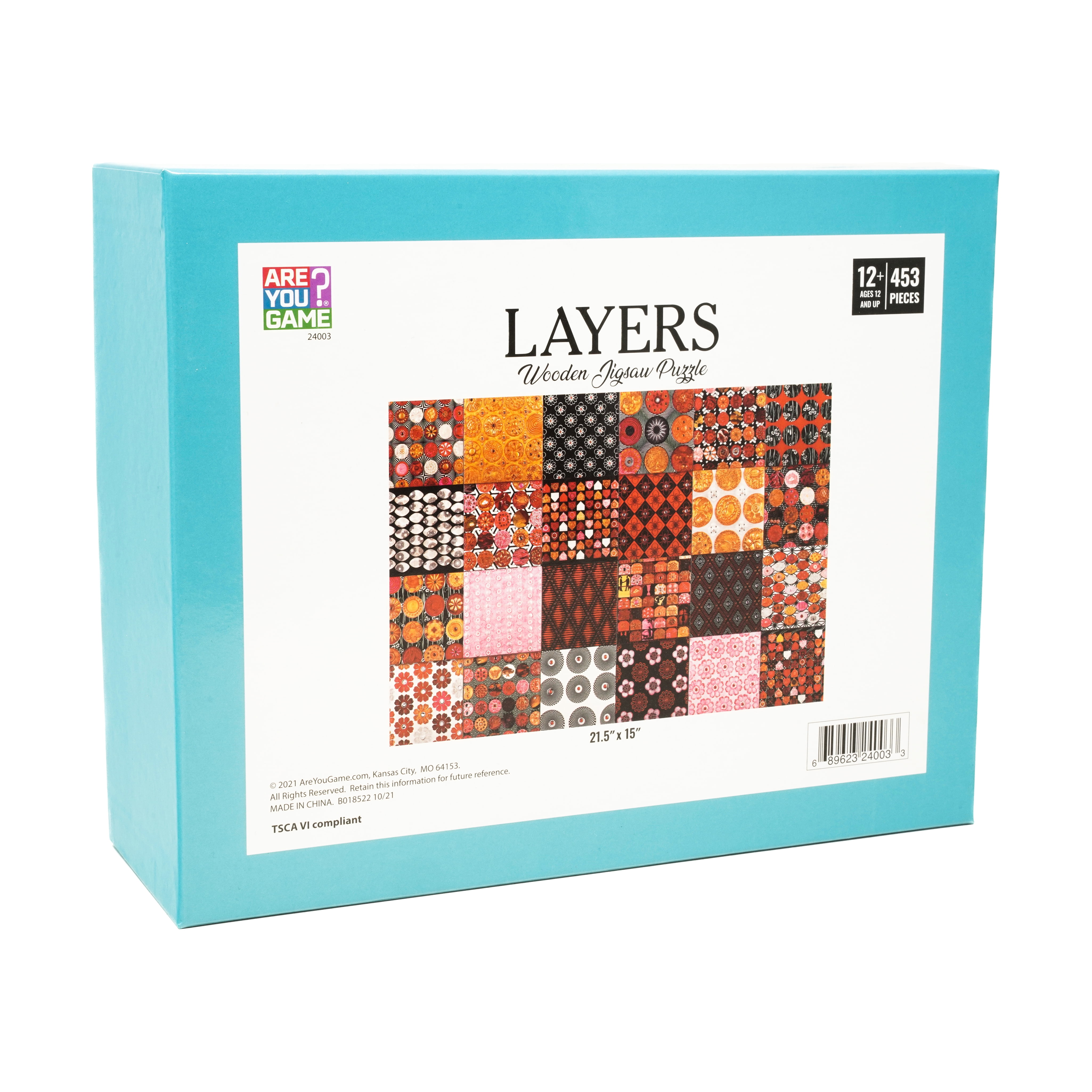 AreYouGame.com Wooden Jigsaw Puzzle - Layers: 453 Pcs