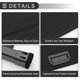thumbnail image 5 of Cubierta de Carga Retráctil Unique Bargains para Honda CRZ 2011-2016, Sombra de Seguridad para Equipaje Trasero, Negro Brillante, 5 of 7