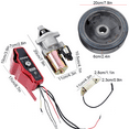 thumbnail image 3 of Fichiouy Electric Engine Starter Motor Flywheel Kit for HONDA GX340 11HP HONDA GX390 13HP, 3 of 10