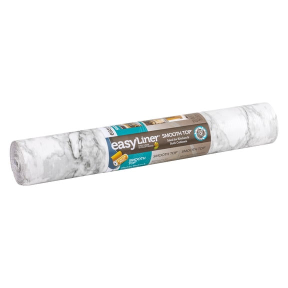 EasyLiner Smooth Top Shelf Liner, Grey Marble, Multiple Sizes