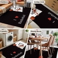 thumbnail image 5 of 3'x5' Area Rugs, Basketball Indoor Outdoor Area Rug for Living Room Bedroom, Modern Funny Minimalist Sports Washable Bathroom Rugs Kitchen Floor Carpet Mats Home Decor Aesthetic, 5 of 8