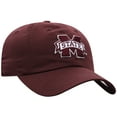thumbnail image 3 of Men's Top of the World Maroon Mississippi State Bulldogs Staple Adjustable Hat, 3 of 4
