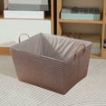 thumbnail image 5 of HengDidi Foldable Canvas Laundry Basket with Soft Handle and Spacious Interior for Dirty Clothes Management - Collapsible Hamper for Bathroom, Bedroom, and Campus Living, 5 of 6