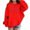 Red, variant on PMVFHDE Girls Hoodies & Sweatshirts Casual Pullover for Kids Comfortable and Stylish Hoodie with Pocket Ideal for Girls and Boys White,9-10 Years