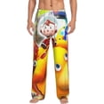 thumbnail image 2 of Lsque Pikmin Print Men's Pajama Pants, Lounge Pant - Comfortable Home Wear,Elastic Waistband, Stylish Design-Large, 2 of 9