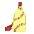 thumbnail image 2 of Bolso de pecho de rugby Mochila de hombro Mochila de pecho de rugby de moda Mochila Amarillo Jinwen Bolsa de pecho para hombres, 2 of 8