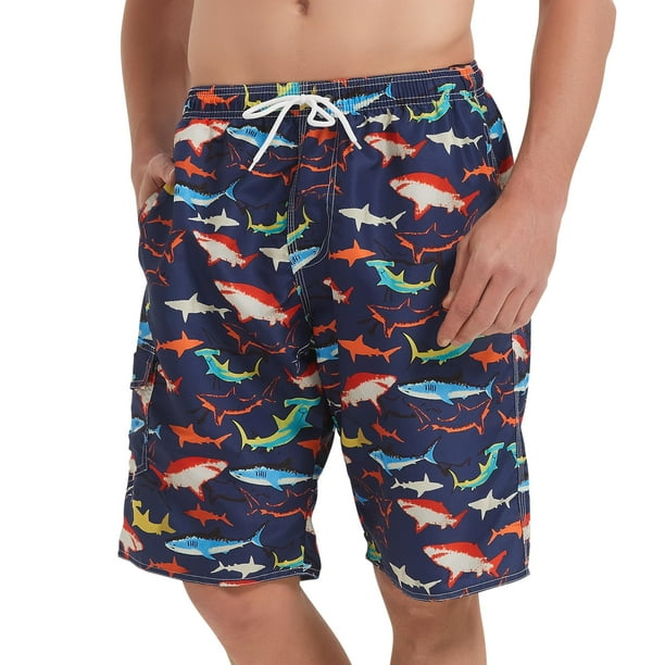 Trajes de baño Scotamalone de secado rápido para hombre con forro de malla