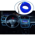 thumbnail image 2 of Neon Lights Glowing Wire/ El Wire Lamp Automotive Interior Car Decor Decorative DIY Decoration Strip Lights (5 Meter), 2 of 6