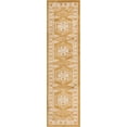 thumbnail image 2 of Rugs.com Eden Collection Rug – 10 Ft Runner Ivory Gold Medium Rug Perfect For Hallways, Entryways, 2 of 7