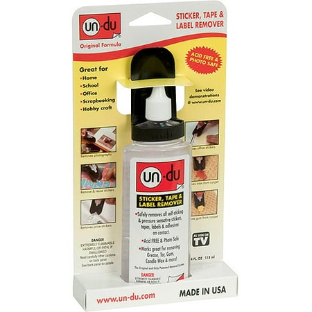 Un-Du Adhesive Remover 4oz Pkg