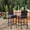 Brown & Blue, variant on Memoryfield Outdoor Wicker Barstools Set of 2, Rattan Patio Bar Stools with Cushions, for Backyard, Blue