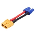 thumbnail image 2 of Conector hembra EC3 de 5 cm a cable adaptador de enchufe hembra XT60 para cargador de batería RC Lipo, 2 of 10
